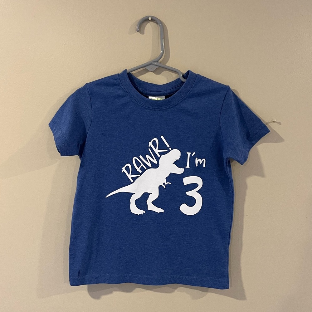 Rawr I’m 3 Shirt